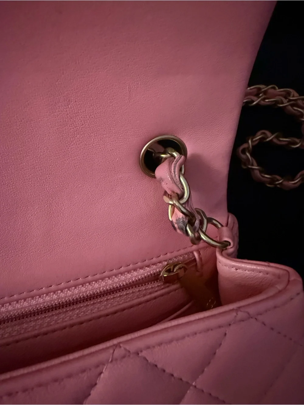CHANEL gold hardware